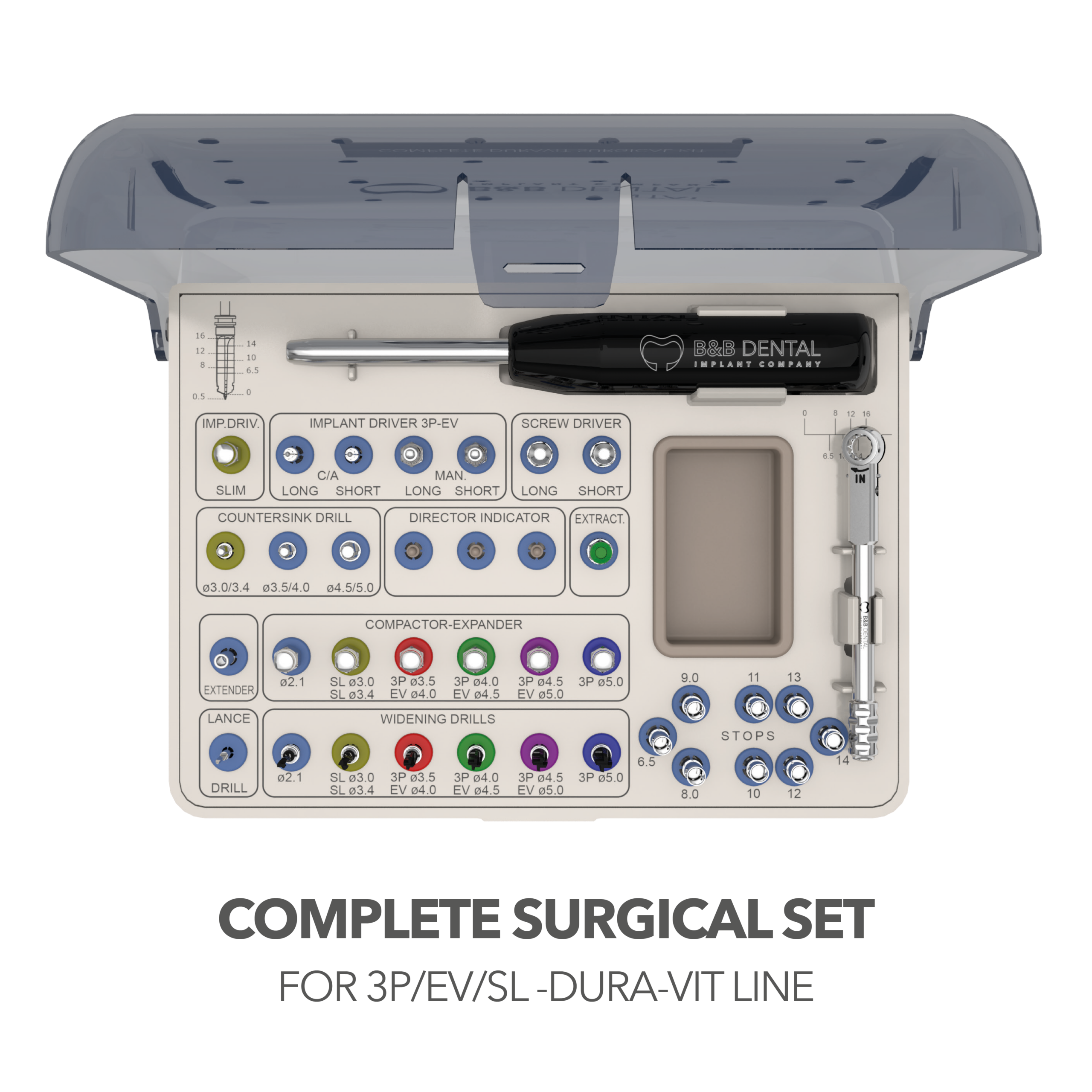 COMPLETE SURGICAL SET B&B DENTAL