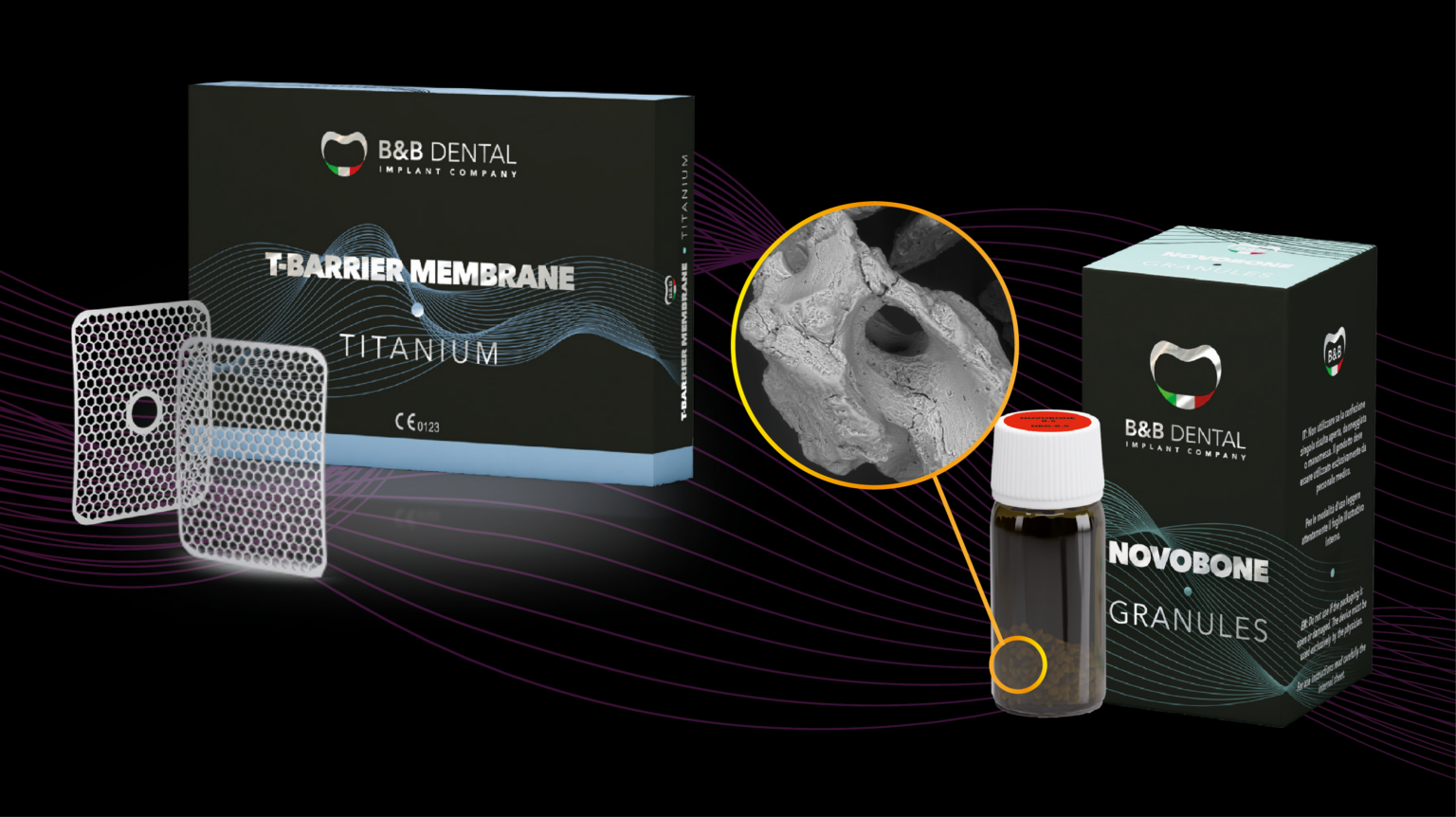 màng xương b&b, vật liệu tái tạo xương, xương implant, cấy xương